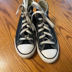 Converse Kids Black and White High-Top Sneakers
